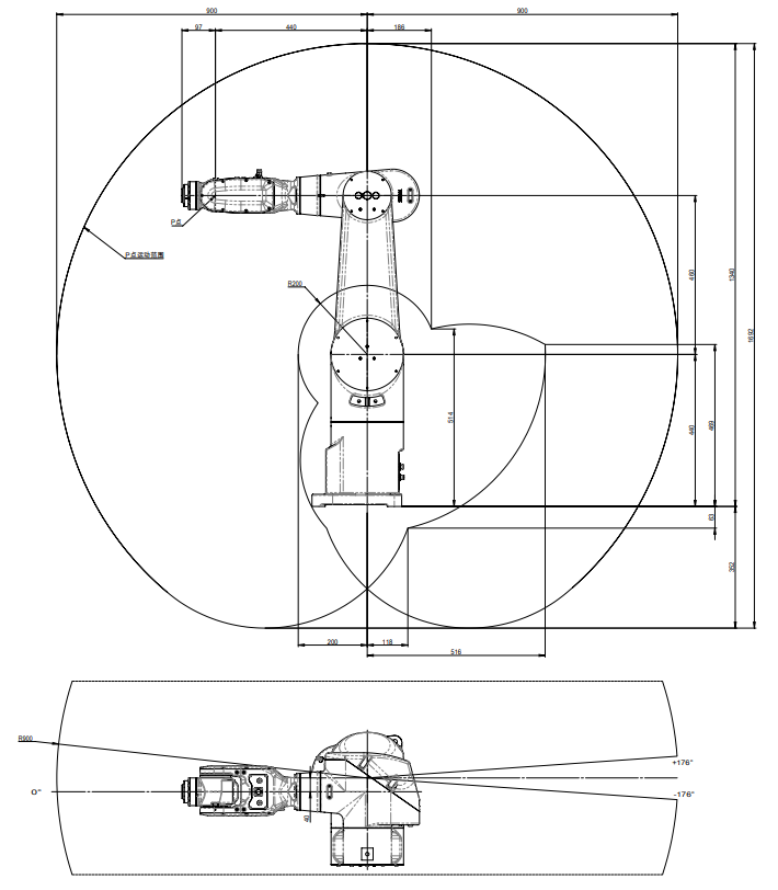 ESTUN ER10B-900-MI-CE 6-Achsen Roboter | 10 kg / 900 mm – kompakter Hochleistungsarm