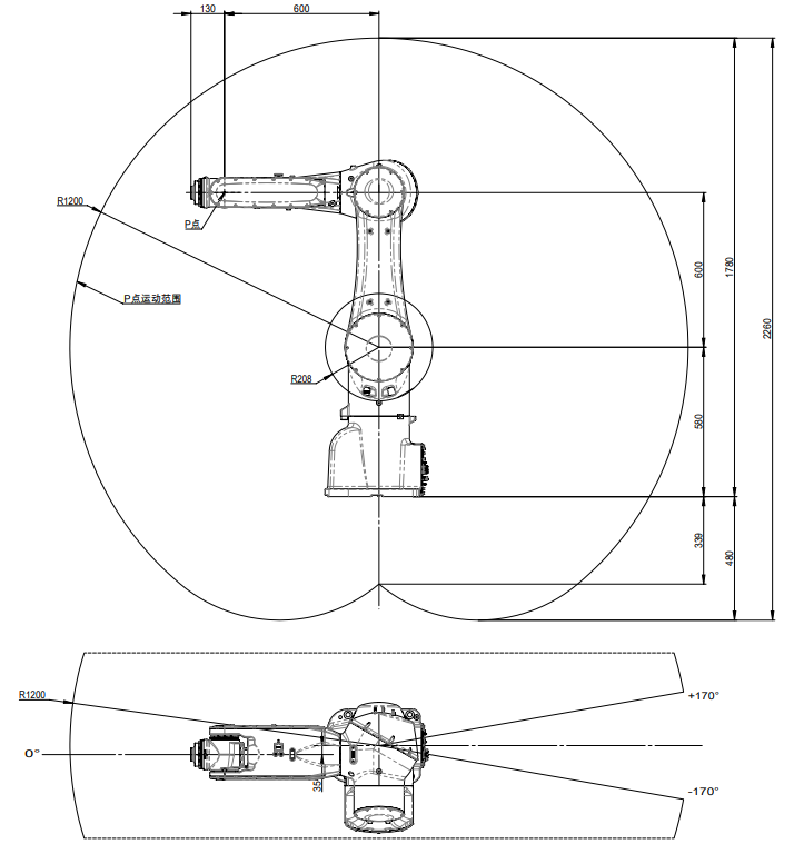 ESTUN ER20-1200-MI-CE 6-Achsen Roboter | 20 kg / 1200 mm – kompakter Kraftroboter
