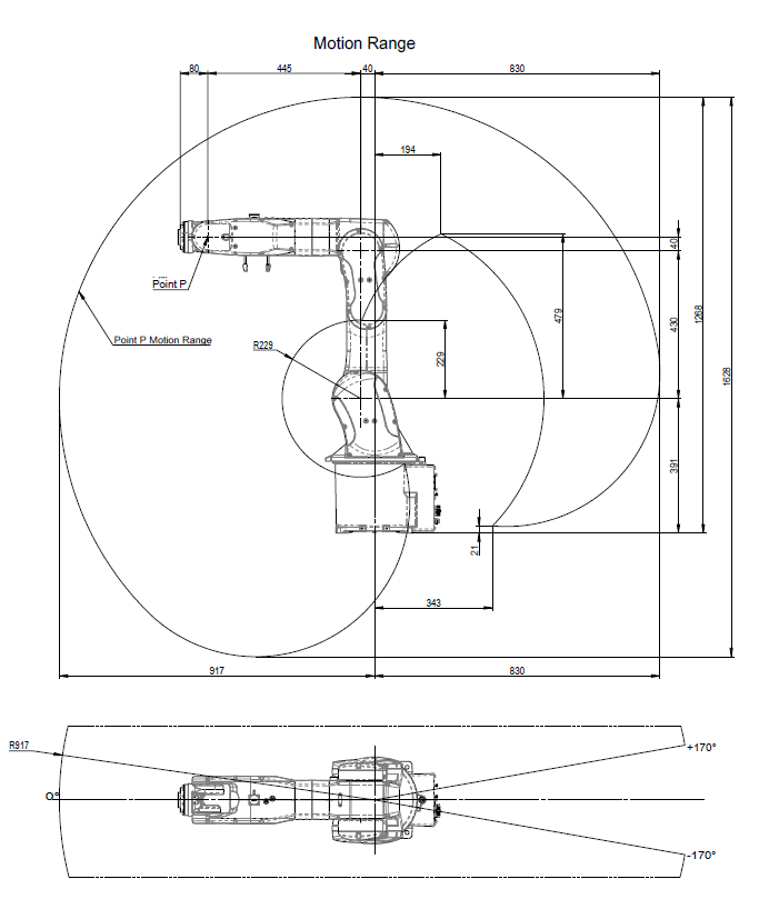 ESTUN ER7-910-MI-CE 6-Achsen Roboter | 7 kg / 910 mm