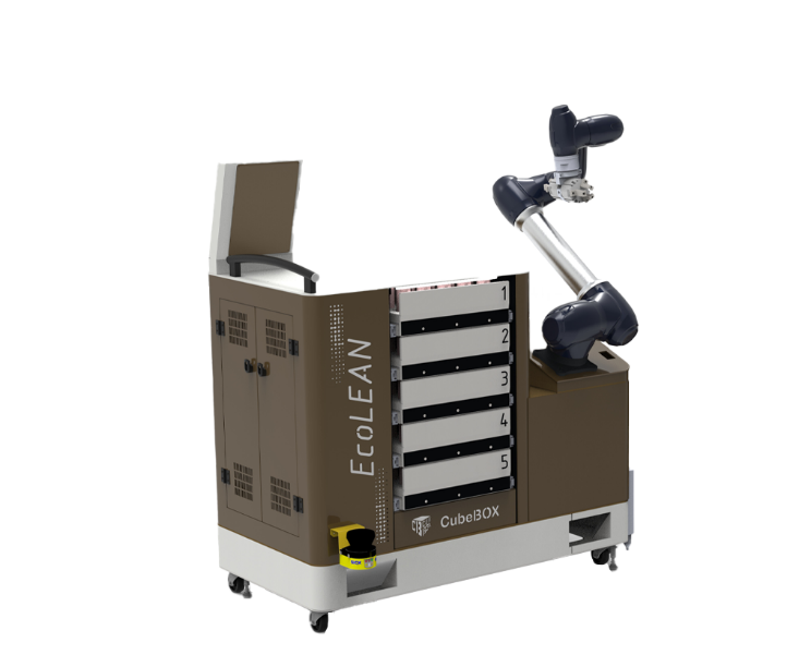 Tezmaksan CubeBOX EcoLEAN V2 kollaborative CNC-Automation