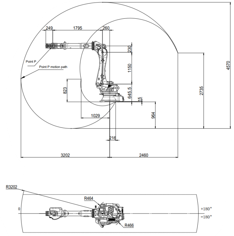 ESTUN ER130B-3200-CE 6-Achsen Roboter | 130 kg / 3200 mm – Langarm-Schwerlastsystem