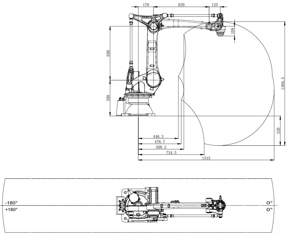 ESTUN ER15-1520-PR-CE 4-Achs-Pressenroboter – weitere Produktansicht