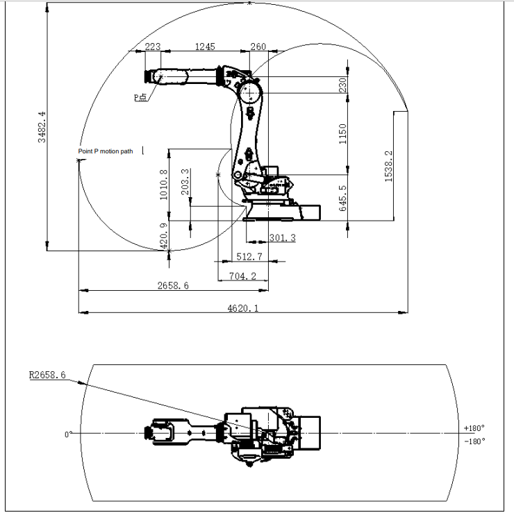 ESTUN ER170-2650-P-CE 6-Achsen Roboter | 170 kg / 2650 mm – Hochlast-Handling für Industrie & Logistik