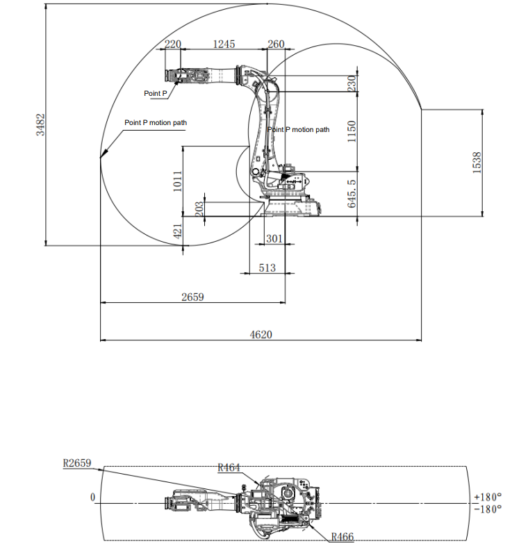 ESTUN ER170B-2650-CE 6-Achsen Roboter | 170 kg / 2650 mm – leistungsstarker Hochlastroboter
