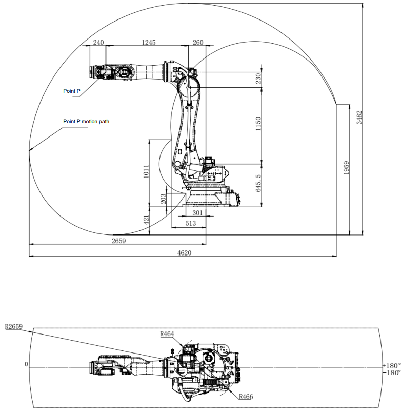 ESTUN ER220B-2650-CE 6-Achsen Roboter | 220 kg / 2650 mm – robuste B-Serie