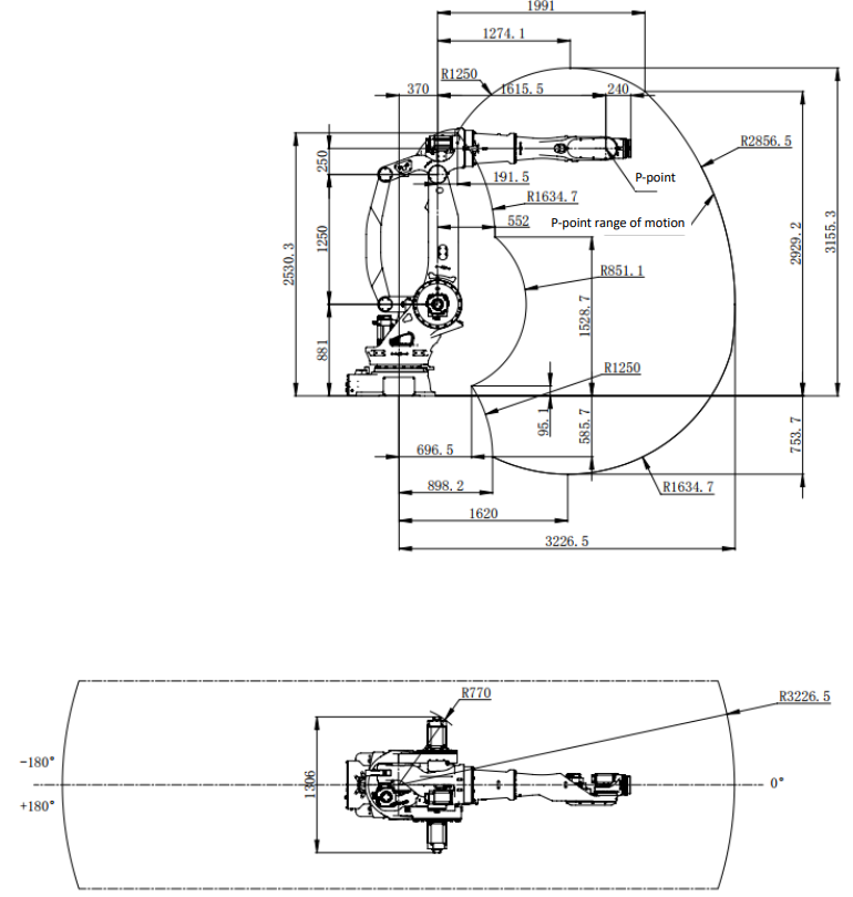 ESTUN ER280-3200-CE 6-Achsen Roboter | 280 kg / 3200 mm – Extra-Reichweite & Schwerlastleistung