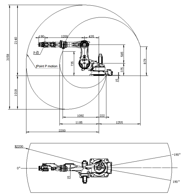 ESTUN ER45-2200-BD-CE 6-Achsen Roboter | 45 kg / 2200 mm – starker Langarm