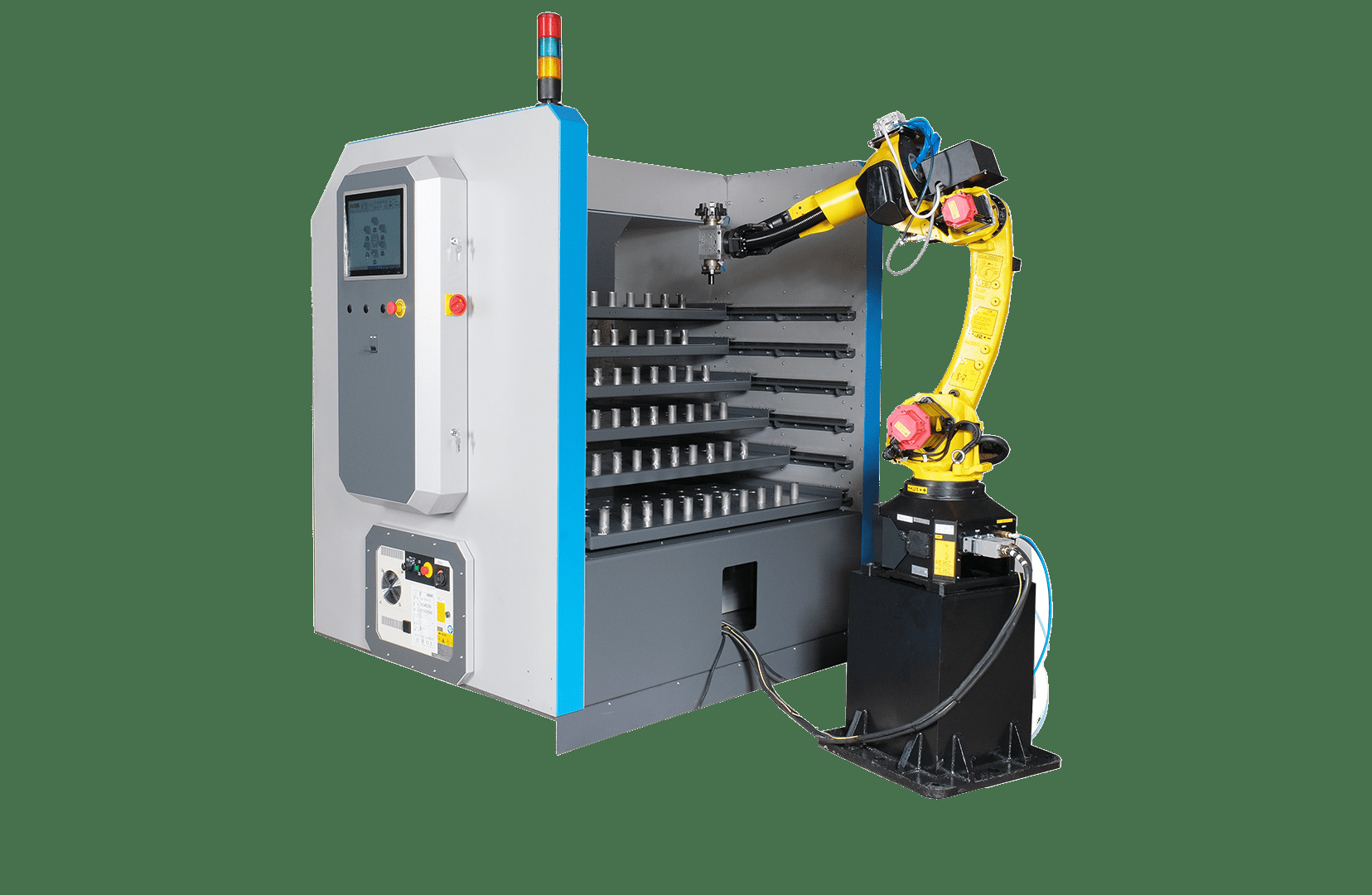 Tezmaksan CubeBOX Blues DR MAX CNC-Automationszelle